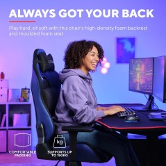 Buy Trust GXT 714 Ruya Gaming Chair - Ultimate Comfort & Style for Gamers - 8713439251319